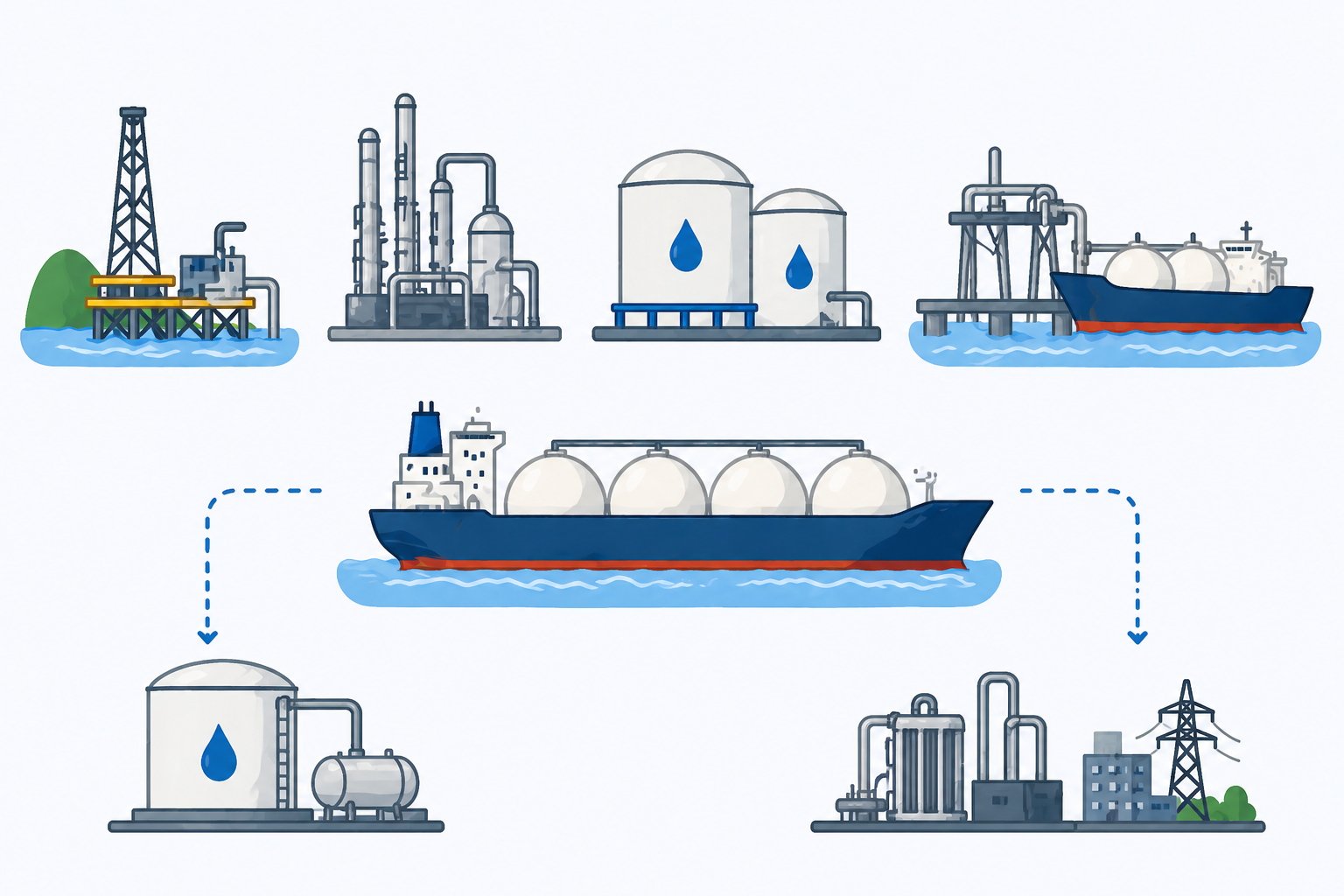 Experience in the energy commodities trading industry