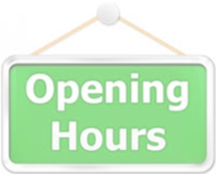 opening hours
